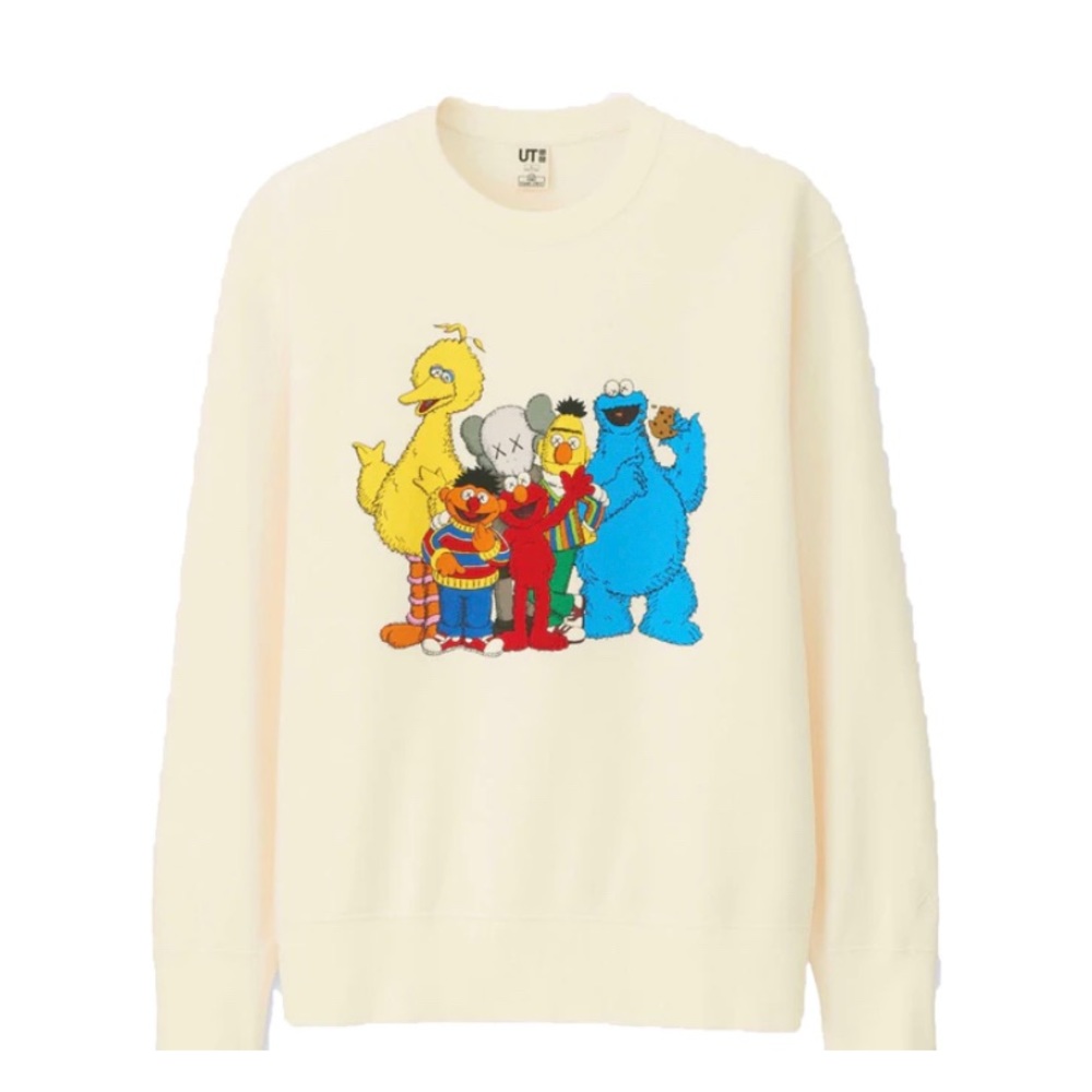 Uniqlo x Kaws Sesame Street Crewneck Sweater